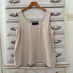 Ozai N Ku Beige Classic Tank Top